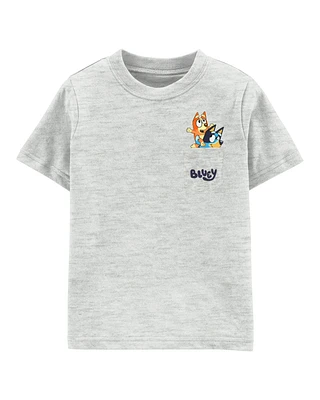 Toddler Bluey Tee - Grey