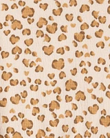 Toddler 2-Piece Leopard Print Short Set - Brown
