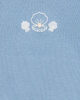 Baby 3-Piece Seashell Little Character Set® - Blue/Cream