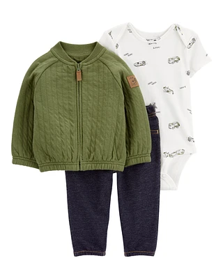 Baby 3-Piece Little Jacket Set