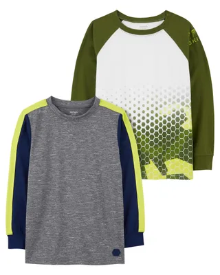 Kid 2-Pack Active Jersey Tees