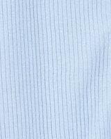 Baby Dog Pocket 2-Way Zip Ribbed Sleeper pyjamas