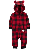 Baby 1-Piece Buffalo Check Jumpsuit