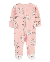 Baby Koala 2-Way Zip Cotton Sleeper