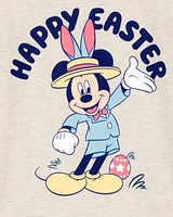 Toddler Disney© Mickey Mouse Easter Short-Sleeve Graphic Tee - Cream