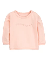 Baby 3-Piece French Terry Mix-and-Match Outfit Set - Pink