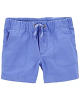 Baby Pull-On Canvas Shorts