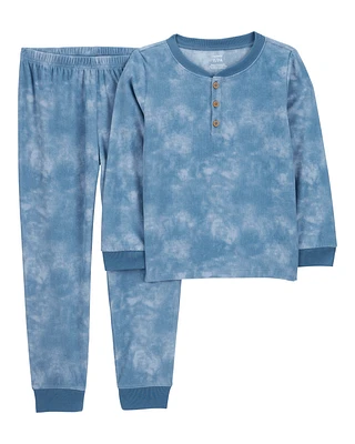 Kid 2-Piece Tie-Dye Fleece Pyjama Set