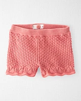 Baby 2-Piece Organic Cotton Crotchet Knit Set