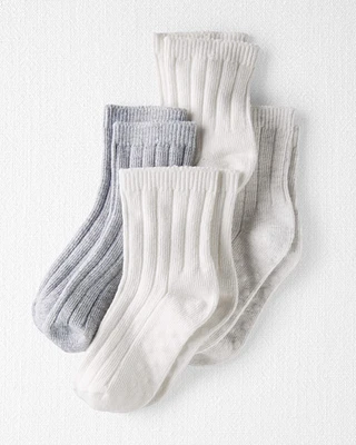 Toddler 4-Pack No-Slip Socks