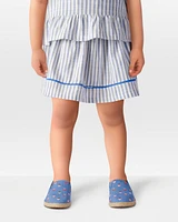 Toddler Striped Pull-On Skort