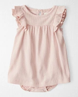 Baby Pointelle Romper Made With Organic Cotton