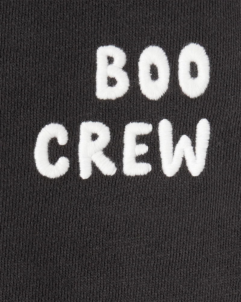 Baby Organic Cotton Boo Crew Bodysuit