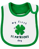 Baby My First St. Patrick's Day Teething Bib