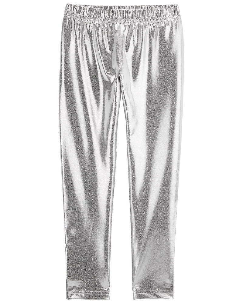 Kid Metallic Leggings