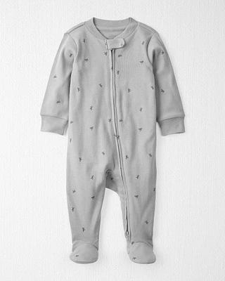 Baby Organic Cotton Sleeper Pyjamas Bows