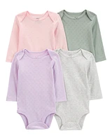 Baby 8-Pack Long-Sleeve Bodysuits