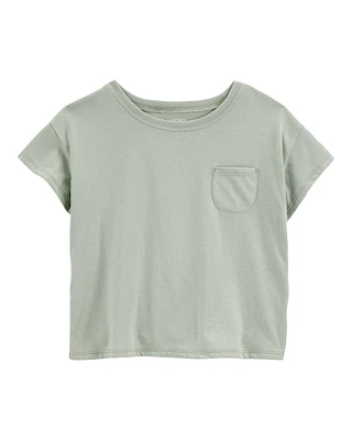 Kid Solid Short-Sleeve Fashion Top