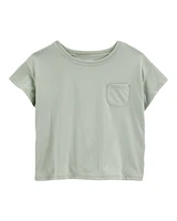 Kid Solid Short-Sleeve Fashion Top