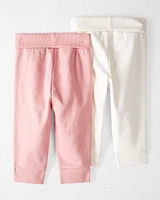 Baby 2-Pack Organic Cotton Grow-With-Me Joggers