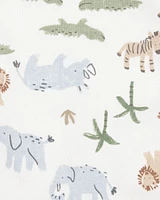 Baby 5-Pack Animals Sleeveless Bodysuits
