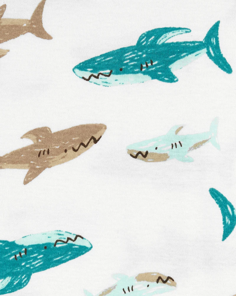 Baby 2-Pack Shark Print Pyjamas Set