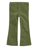 Toddler Flare Pull-On Twill Pants