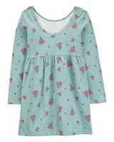 Kid Floral Jersey Dress