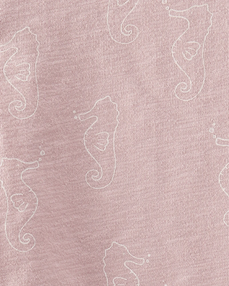 Toddler 2-Piece Organic Cotton Knit Seahorse-Print Set