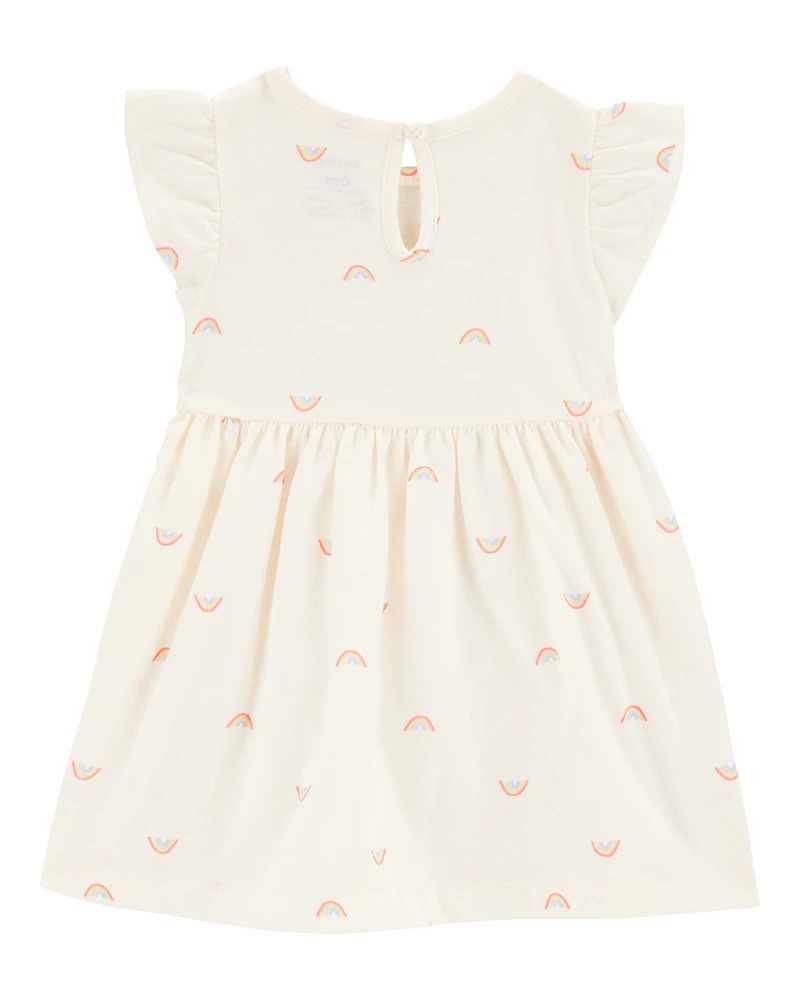 Baby 2-Piece Rainbow Dress & Romper Set