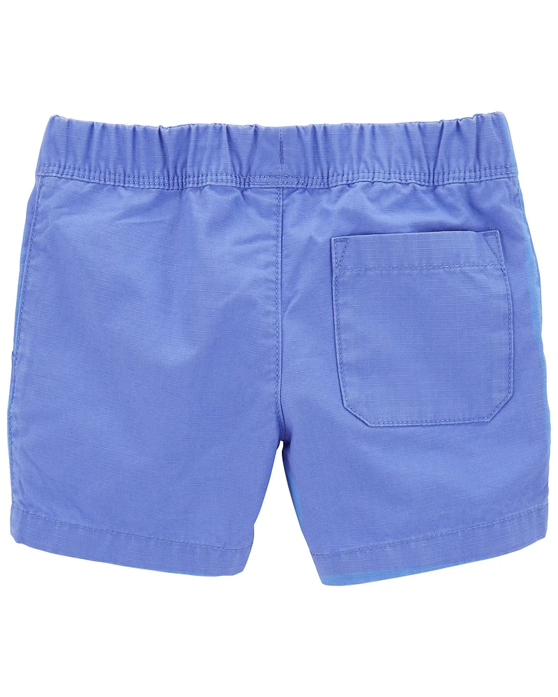 Baby Pull-On Canvas Shorts