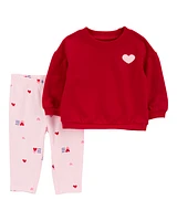 Baby 2-Piece Valentine's Day Pant Set