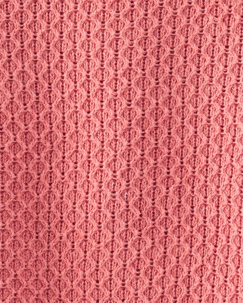 Toddler 2-Piece Organic Cotton Crotchet Knit Set