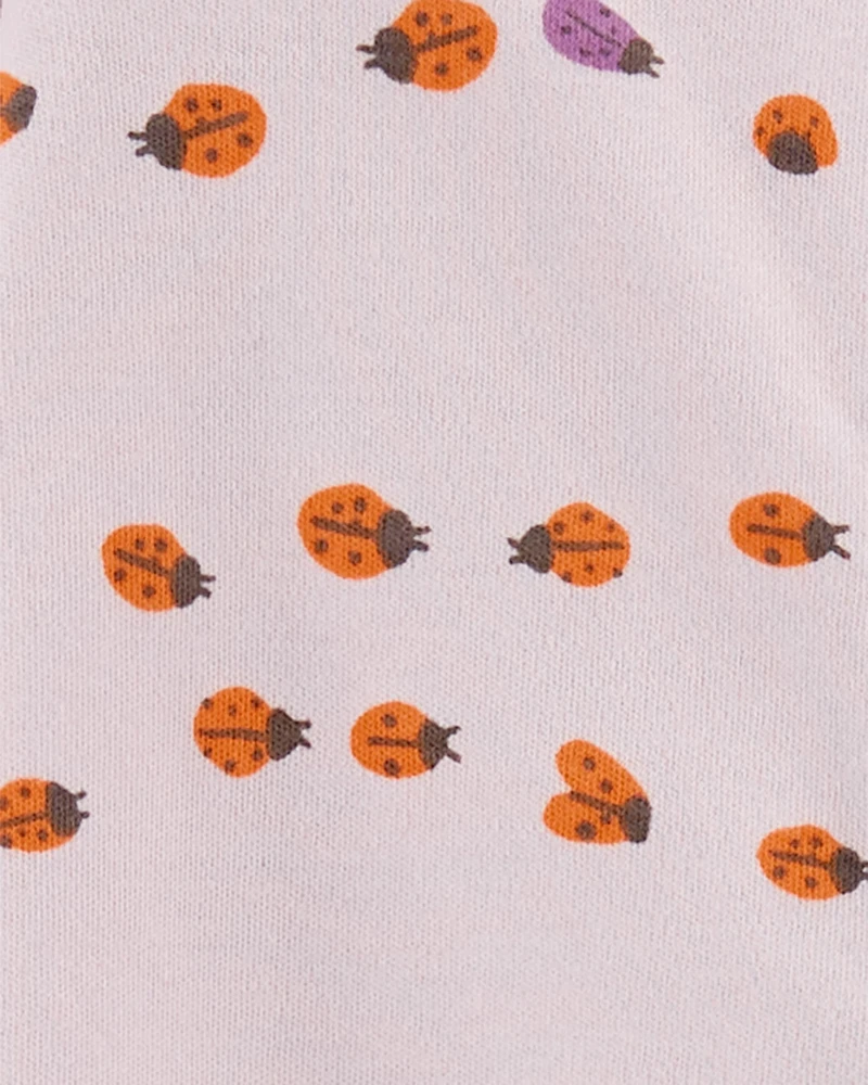 Ladybug 2-Way Zip Sleeper Pyjamas