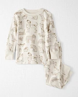 Baby Pet Print Organic Cotton 2-Piece Pyjamas