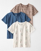 Kid 3-Pack Organic Cotton Tees