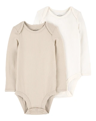 Baby 2-Piece Long-Sleeve PurelySoft Bodysuits