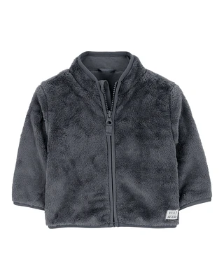 Baby Zip-Up Sherpa Cardigan