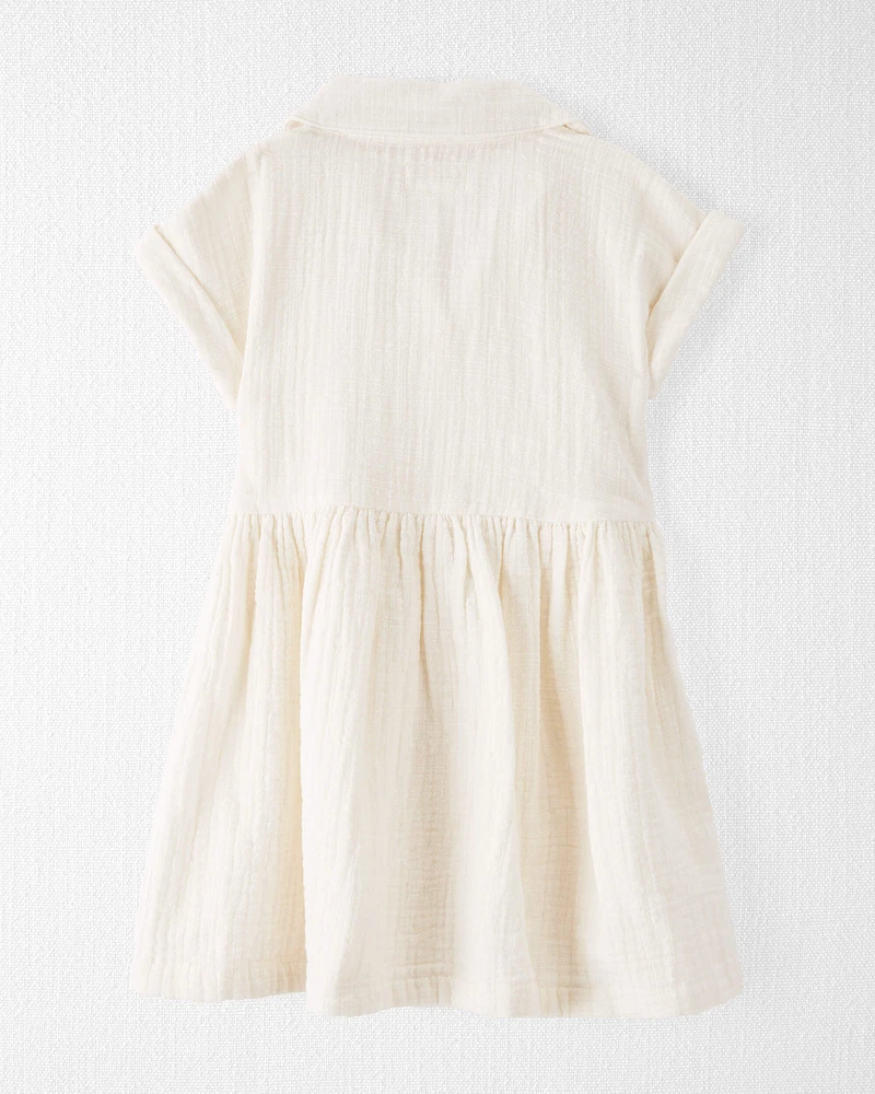 Toddler Organic Cotton Gauze Dress