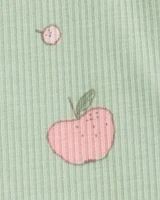 Toddler Girl Fruit Loose Fit 2-Piece Pyjamas - Green