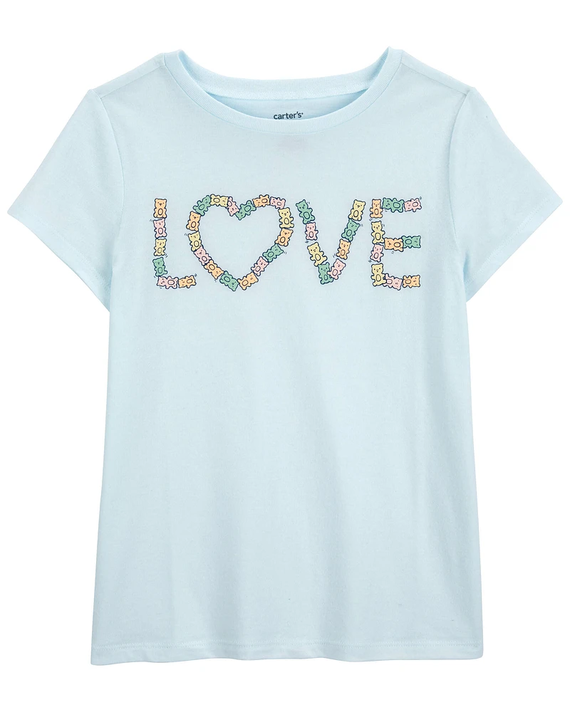 Kid Gummy Bear Love Graphic Tee