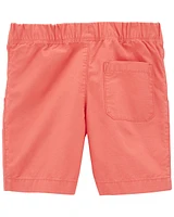 Kid Pull-On Canvas Shorts