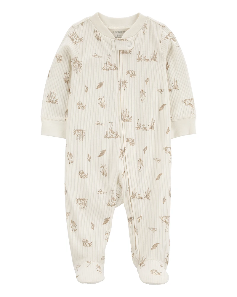 Baby Goose 2-Way Zip Thermal Sleeper Pyjamas