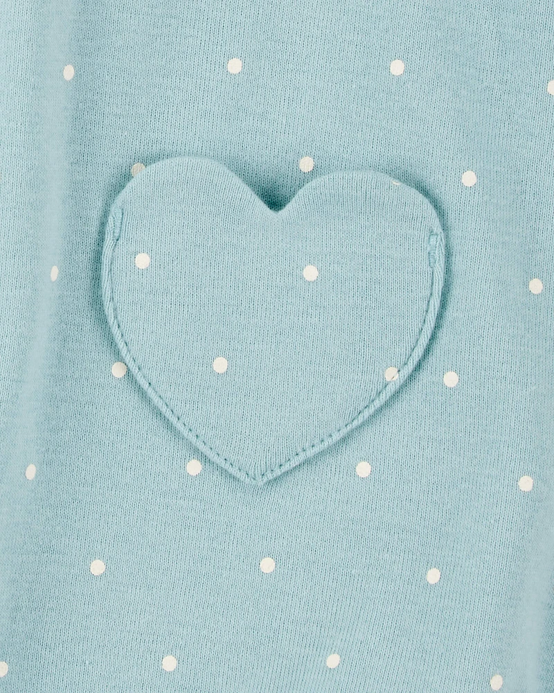 Baby Heart Cotton Romper