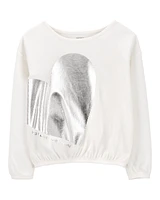 Kid 2-Piece Heart Thermal Top & Leggings Set