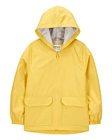 Kid Hooded Rain Jacket - Yellow