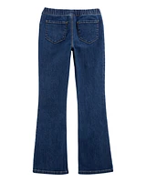 Kid Flare Pull-On Denim Jeans