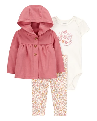 Baby 3-Piece Little Cardigan Set