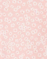 Toddler 1-Piece Floral 100% Snug Fit Cotton Romper PJs