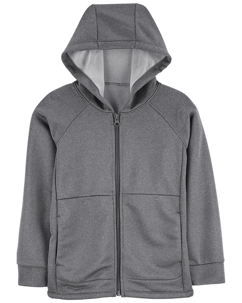 Zip-Up Active Hoodie